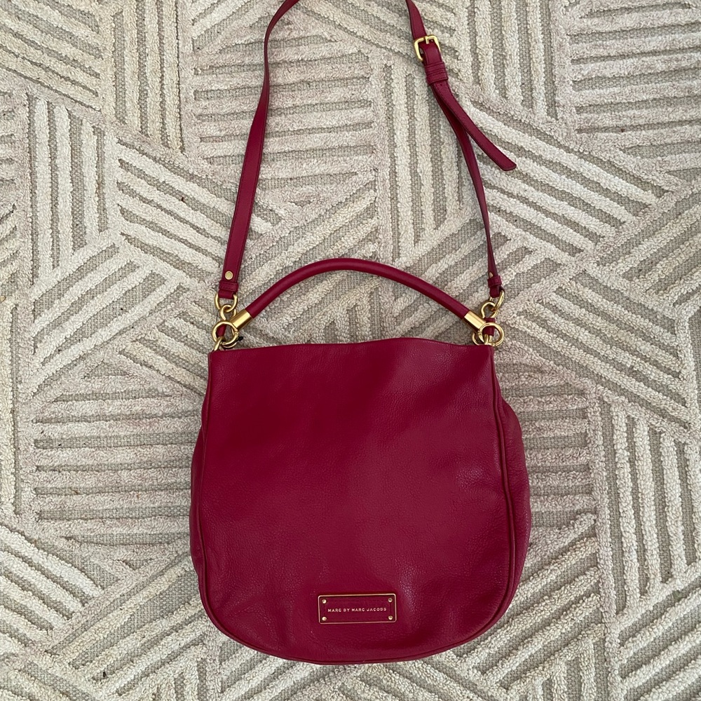 Marc by Marc Jacobs Red Leather Shoulder Bag